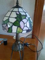 Tiffany staande bureaulamp - glas in lood, Antiek en Kunst, Antiek | Lampen, Ophalen of Verzenden