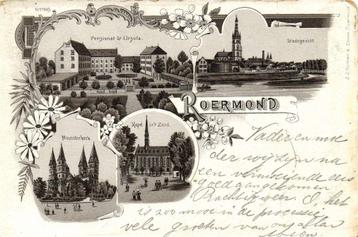 Roermond - 4 afb o.a. Stadsgezicht, Kapel in t Zand. - gelop beschikbaar voor biedingen