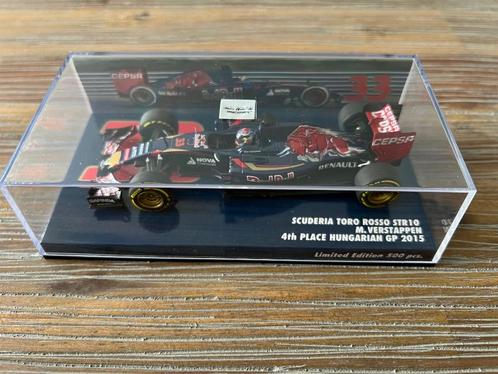 Max Verstappen Toro Rosso STR10 GP Hongarije 2015 1:43, Verzamelen, Automerken, Motoren en Formule 1, Zo goed als nieuw, Formule 1