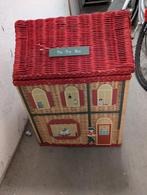 Opberghuis voor speelgoed van hout/rotan, Kinderen en Baby's, Ophalen, Gebruikt, Overige typen