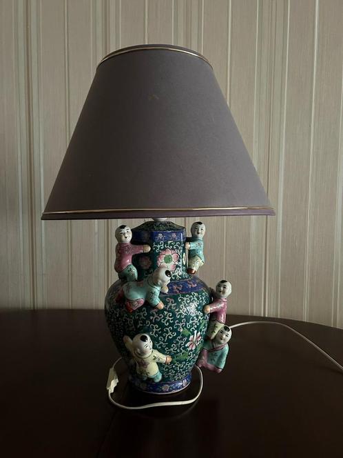 Unieke tafellamp, Huis en Inrichting, Lampen | Tafellampen, Zo goed als nieuw, 50 tot 75 cm, Ophalen of Verzenden