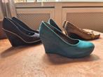Sleehak schoenen maat 39/40, Kleding | Dames, Schoenen, Ophalen of Verzenden, Zo goed als nieuw, Zwart