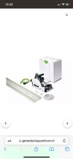 Festool Invalzaag tsv 60 kebq met geleiderails 1900&800mm, Doe-het-zelf en Verbouw, Gereedschap | Zaagmachines, Ophalen, Invalzaag