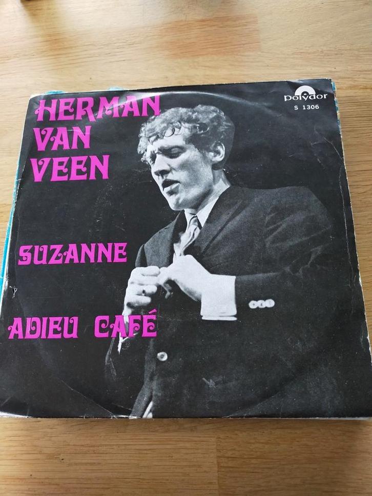 Herman van Veen , Suzanne, Cd's en Dvd's, Vinyl Singles, Zo goed als nieuw, Nederlandstalig, Ophalen of Verzenden