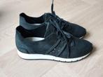 Via Vai zwarte nubuck leer dames sneaker mt. 38 z.g.a.n., Via Vai, Zwart, Ophalen of Verzenden, Sneakers of Gympen