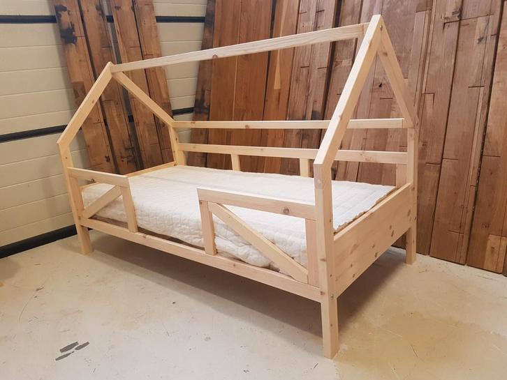 Huisjesbed Rosa 90x200 alle maten leverbaar, Kinderen en Baby's, Kinderkamer | Bedden, Nieuw, 180 cm of meer, 85 tot 100 cm, Ophalen