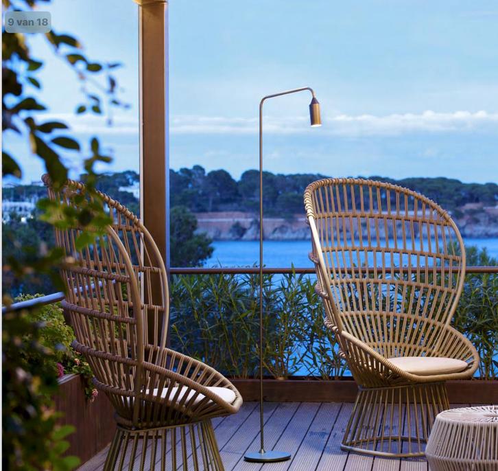 Vloerlamp buiten, Huis en Inrichting, Lampen | Vloerlampen, Zo goed als nieuw, 150 tot 200 cm, Ophalen