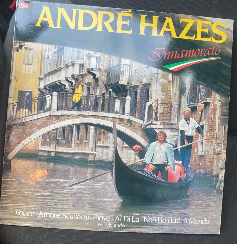Andre Hazes lp innamorato, Cd's en Dvd's, Vinyl | Nederlandstalig, Zo goed als nieuw, Levenslied of Smartlap, 12 inch, Ophalen of Verzenden
