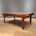 vintage houten teak salon tafel van Brahmin, Ophalen, Gebruikt, 100 tot 150 cm, Teakhout