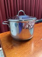 Roestvrijstalen pot, Huis en Inrichting, Ophalen, Gebruikt, Inductieplaat, Pot, Bus of Blik