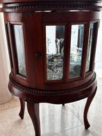 Ronde design vitrinekast, Huis en Inrichting, Kasten | Vitrinekasten, Ophalen, Zo goed als nieuw, 25 tot 50 cm