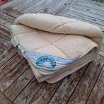 Onderdeken 100% wol 90x 200 cm, Huis en Inrichting, Slaapkamer | Beddengoed, Gebruikt, Wit, Tweepersoons, Ophalen of Verzenden