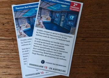 Sauna 25% korting Thermen Bad Nieuwerschans beschikbaar voor biedingen