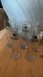 Halve liter glas van brand 5 stuks, Verzamelen, Ophalen, Zo goed als nieuw, Glas of Glazen, Brand