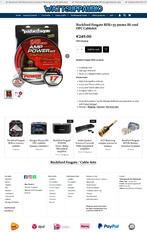 Rockford Fosgate RFK1 53.5mm2 Hi-end OFC kabelset, Audio Design, Nieuw, Am Breilingsweg 3, 76709 Kronau, Duitsland, Ophalen of Verzenden