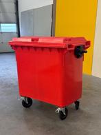 afval container kleur rood 770 ltr, Kunststof, 40 liter of meer, Zo goed als nieuw, Ophalen