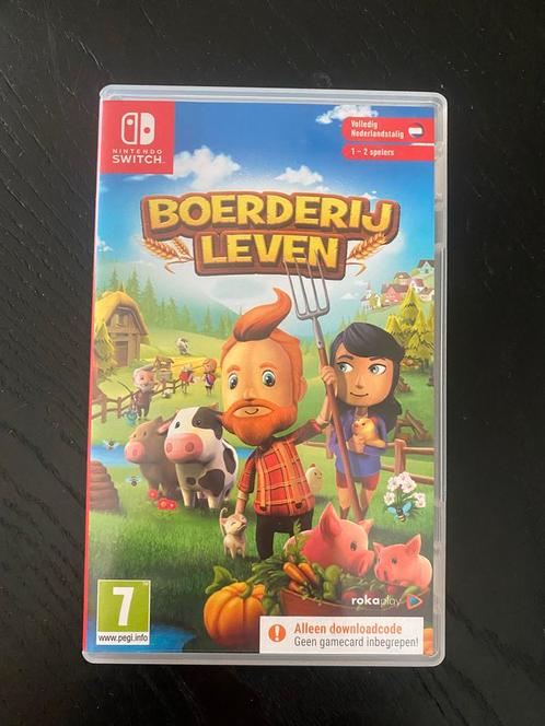 Boerderij Leven - Nintendo Switch, Spelcomputers en Games, Games | Nintendo Switch, Zo goed als nieuw, Simulatie, 2 spelers, Vanaf 7 jaar