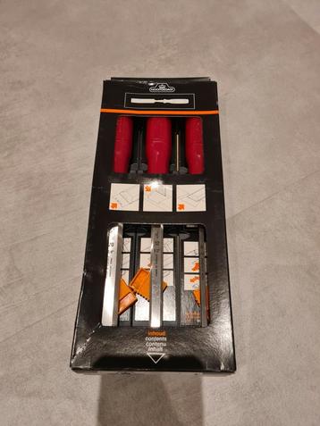 Nieuwe nooitgedagt beitels set  3delig beschikbaar voor biedingen
