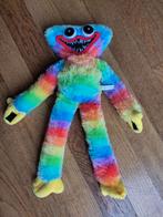 Huggy Wuggy knuffel - regenboog kleuren - 40 cm lang, Kinderen en Baby's, Speelgoed | Knuffels en Pluche, Ophalen of Verzenden