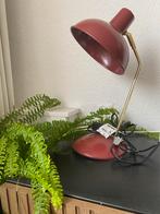 Rode Bureaulamp, Huis en Inrichting, Lampen | Tafellampen, Ophalen, Zo goed als nieuw, Metaal, Minder dan 50 cm