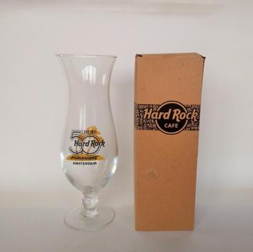 Glas Hurricane Hard Rock Cafe Amsterdam 50 Jaar beschikbaar voor biedingen