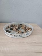 Decoratieve dienblad met steentjes, Huis en Inrichting, Woonaccessoires | Dienbladen, Ophalen of Verzenden, Zo goed als nieuw