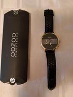 Groot goudkleurig herenhologe quartz uurwerk  Merk OOZOO, Overige merken, Staal, Ophalen of Verzenden, Leer