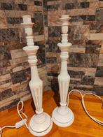 Landelijke lampen poot, Huis en Inrichting, Lampen | Tafellampen, Ophalen, Gebruikt, Hout, 50 tot 75 cm