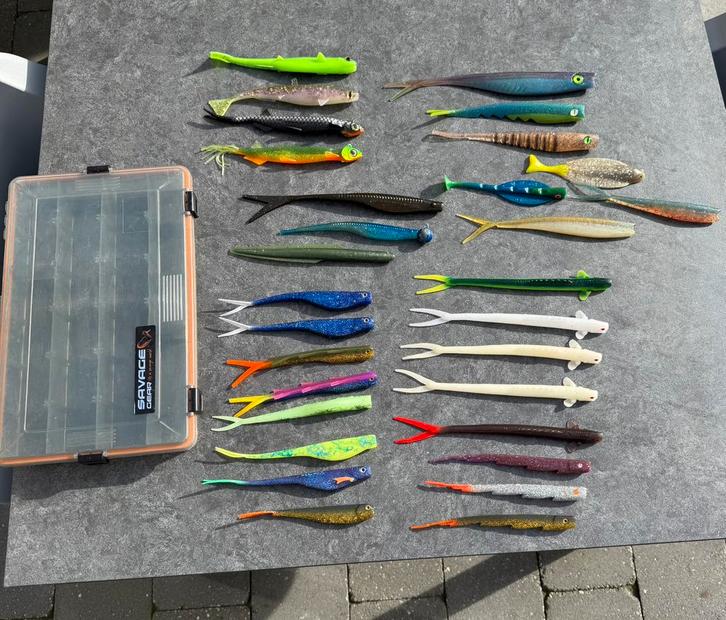 Pelagic shads pelagisch kunstaas darkmoonbaits quantum etc, Watersport en Boten, Hengelsport | Roofvissen, Zo goed als nieuw, Overige typen