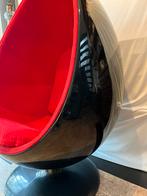 Egg chair, Huis en Inrichting, Ophalen, Gebruikt, Zwart, Retro