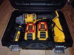 Slijptol in nieuwstaat met 2x accu en lader DeWalt DCG418X2., Ophalen, Zo goed als nieuw, Minder dan 700 watt, Haakse handslijpmachine