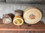4 hele oude brocante blikken, Ophalen of Verzenden, Zo goed als nieuw