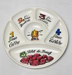 # Filet de boeuf bord Gien. Gourmet. Fondue. Steengrill, Gebruikt, Ophalen of Verzenden, Bord(en), Overige stijlen