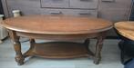 Ovale houten Salontafel, Gebruikt, 50 tot 100 cm, Klassiek, Ovaal
