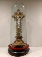 Antieke Stolp met Kruisbeeld religie kerk kerst jezus, Antiek en Kunst, Antiek | Religie, Ophalen of Verzenden