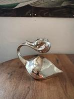 Vintage BMF zwaan kandelaar design Fritz Nagel, Antiek en Kunst, Ophalen of Verzenden