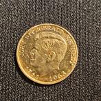 Gouden muntje Jhon F Kennedy 1963, Postzegels en Munten, Koningin Juliana, Losse munt, Goud, Overige waardes