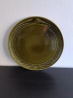 Vintage groen bord Koninklijke Groenewaagen ø27, Huis en Inrichting, Keuken | Servies, Gebruikt, Ophalen of Verzenden, Bord(en)