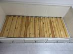 HEMNES Bedbank 80x200 Wit met 3 Lades, Huis en Inrichting, Slaapkamer | Bedden, Eenpersoons, Wit, Ophalen of Verzenden, Zo goed als nieuw