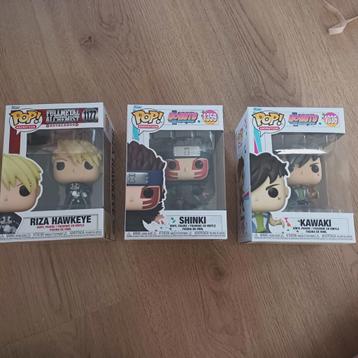 Funko Pop! Buruto/ FullMetal Alchemist beschikbaar voor biedingen