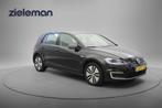 Volkswagen E-GOLF Navi, Camera, Cruise, Clima, Auto's, Automaat, 136 pk, Met garantie (alle), Zwart