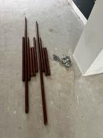 Houten Trapleuningen - Zo Goed Als Nieuw, Doe-het-zelf en Verbouw, Ladders en Trappen, Ophalen, Zo goed als nieuw, Trap, 4 meter of meer