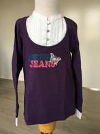 PEPE JEANS paars shirt / blouse nieuwstaat maat 116 ZH, Pepe Jeans, Meisje, Zo goed als nieuw, Overhemd of Blouse