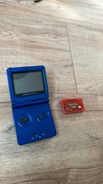 Gameboy advanced SP blauw., Game Boy Advance SP, Ophalen of Verzenden, Refurbished