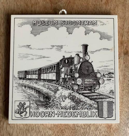 Museum-Stoomtram: Hoorn-MedemBlik Tegel, Verzamelen, Spoorwegen en Tramwegen, Ophalen of Verzenden