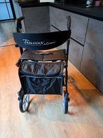 Rollator lichtgewicht Travixx Deluxe donker blauw, Diversen, Ophalen, Lichtgewicht, Zo goed als nieuw