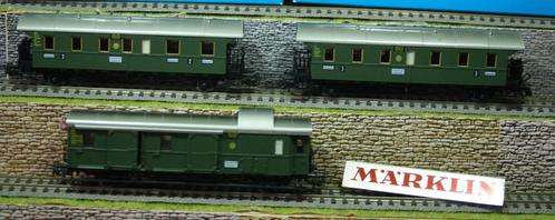 Rijtuigen ( donderbussen ) en bagagewagen, Hobby en Vrije tijd, Modeltreinen | H0, Zo goed als nieuw, Wagon, Wisselstroom, Märklin