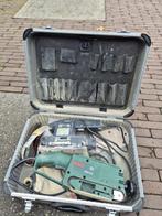2x bandschuurmachine Bosch en Kinzo, Ophalen of Verzenden, Gebruikt, Minder dan 600 watt, Bandschuurmachine
