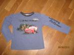 Disney Cars blauwe longsleeve maat 8A, Disney, Gebruikt, Ophalen of Verzenden, Shirt of Longsleeve
