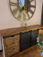 Mooie Mango Houten Kast, 100 tot 150 cm, Ophalen of Verzenden, Zo goed als nieuw, Met lade(s)